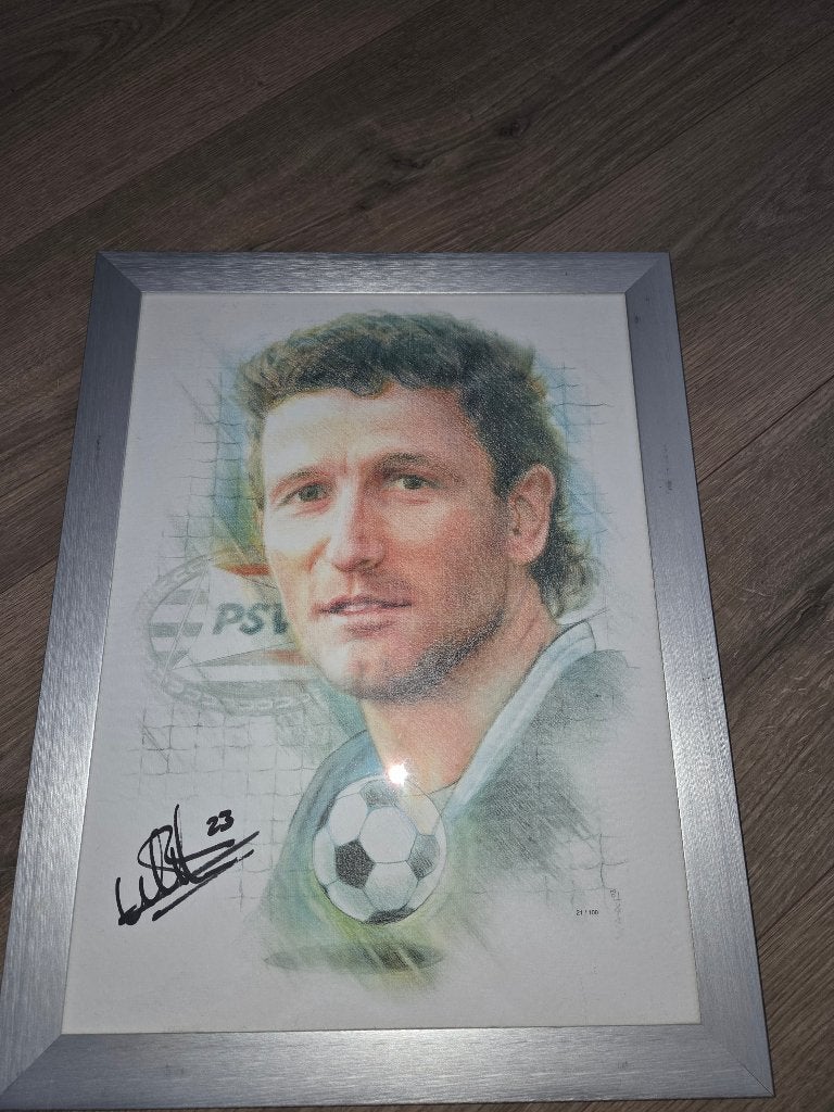 Psv litho Ronald Watereus, Verzamelen, Sportartikelen en Voetbal, Ophalen of Verzenden, Zo goed als nieuw, PSV, Poster, Plaatje of Sticker
