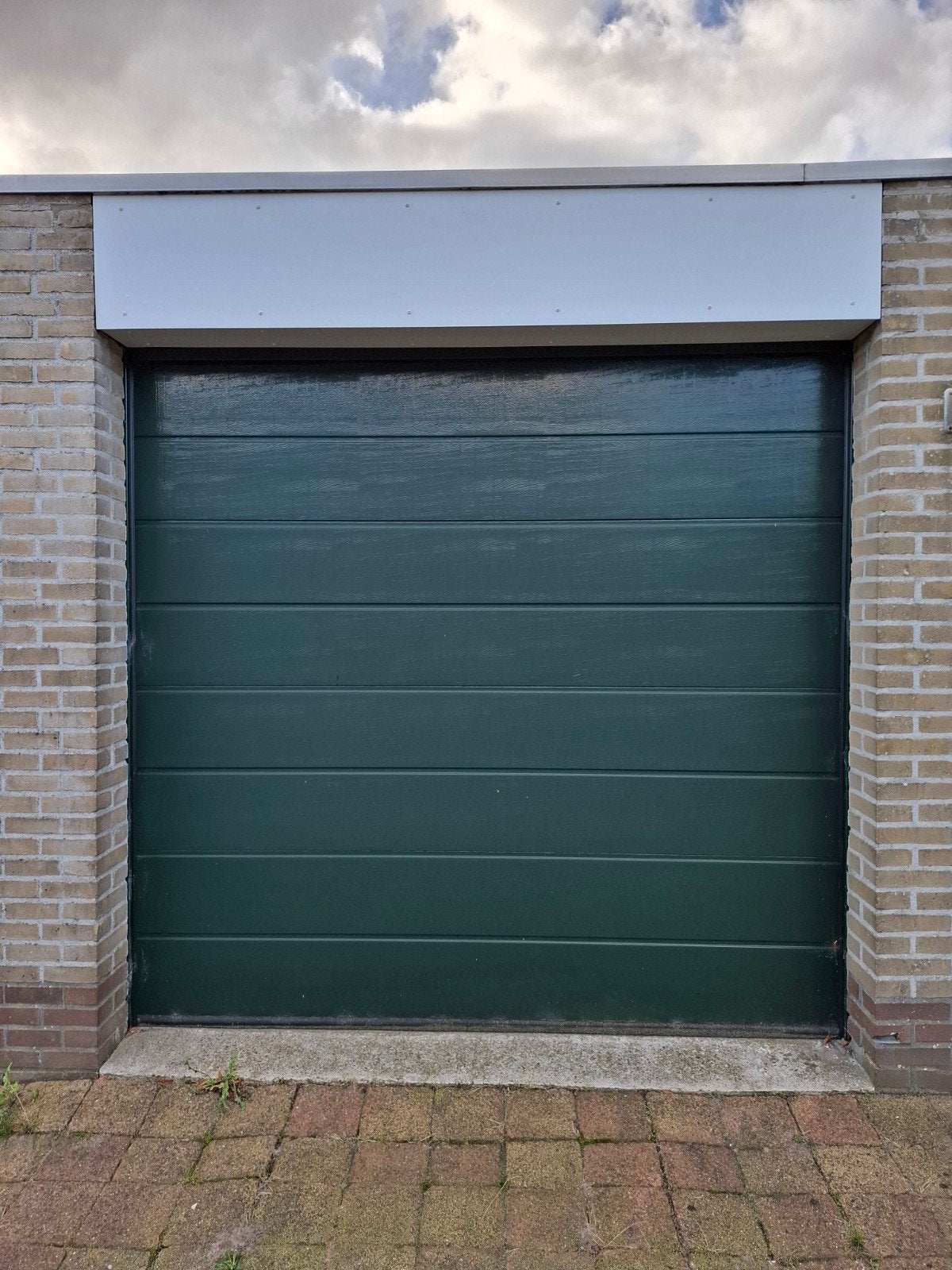 Hörmann garagedeur 226 x 213 cm – elektrisch – ProMatic 3, Ophalen, Gebruikt, Garagedeur, 120 cm of meer