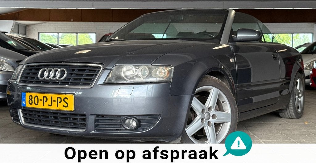 Audi A4 Cabriolet 3.0 V6 Pro Line|NAP|NweAPK|Cabriolet|Bluet, Voorwielaandrijving, Gebruikt, Cabriolet, 4 stoelen