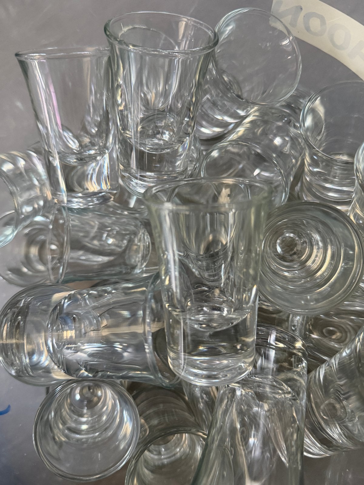 42 glazen shotglaasjes, Ophalen, Nieuw, Borrel- of Shotglas