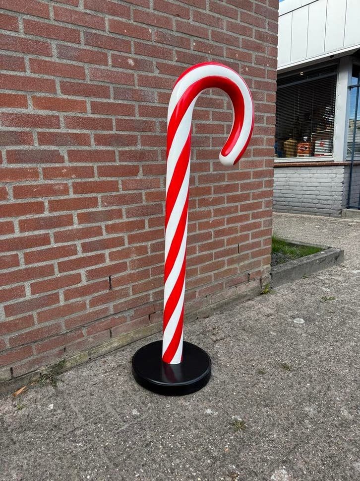 Grote decoratieve zuurstok reclame beeld, Ophalen, Gebruikt, Fantasy