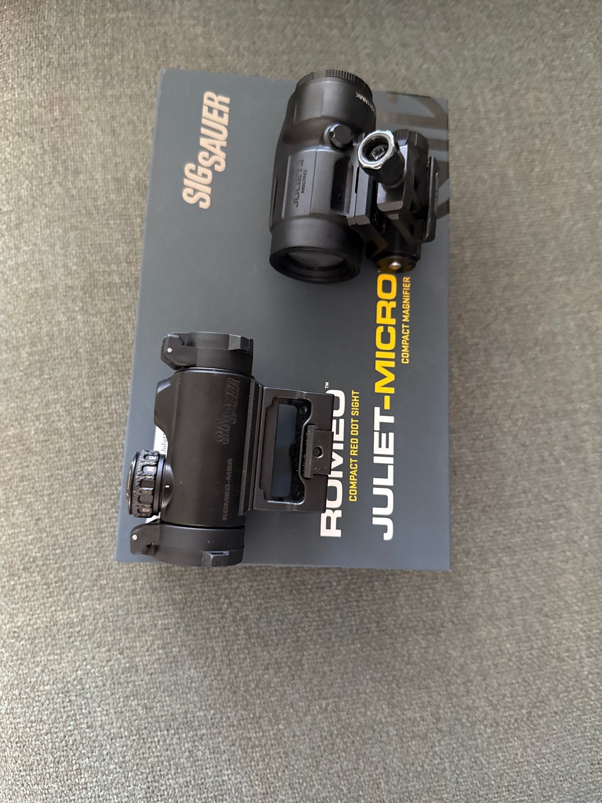 Sig Sauer Romeo Red Dot & Juliet-Micro Magnifier Set, Ophalen of Verzenden, Zo goed als nieuw