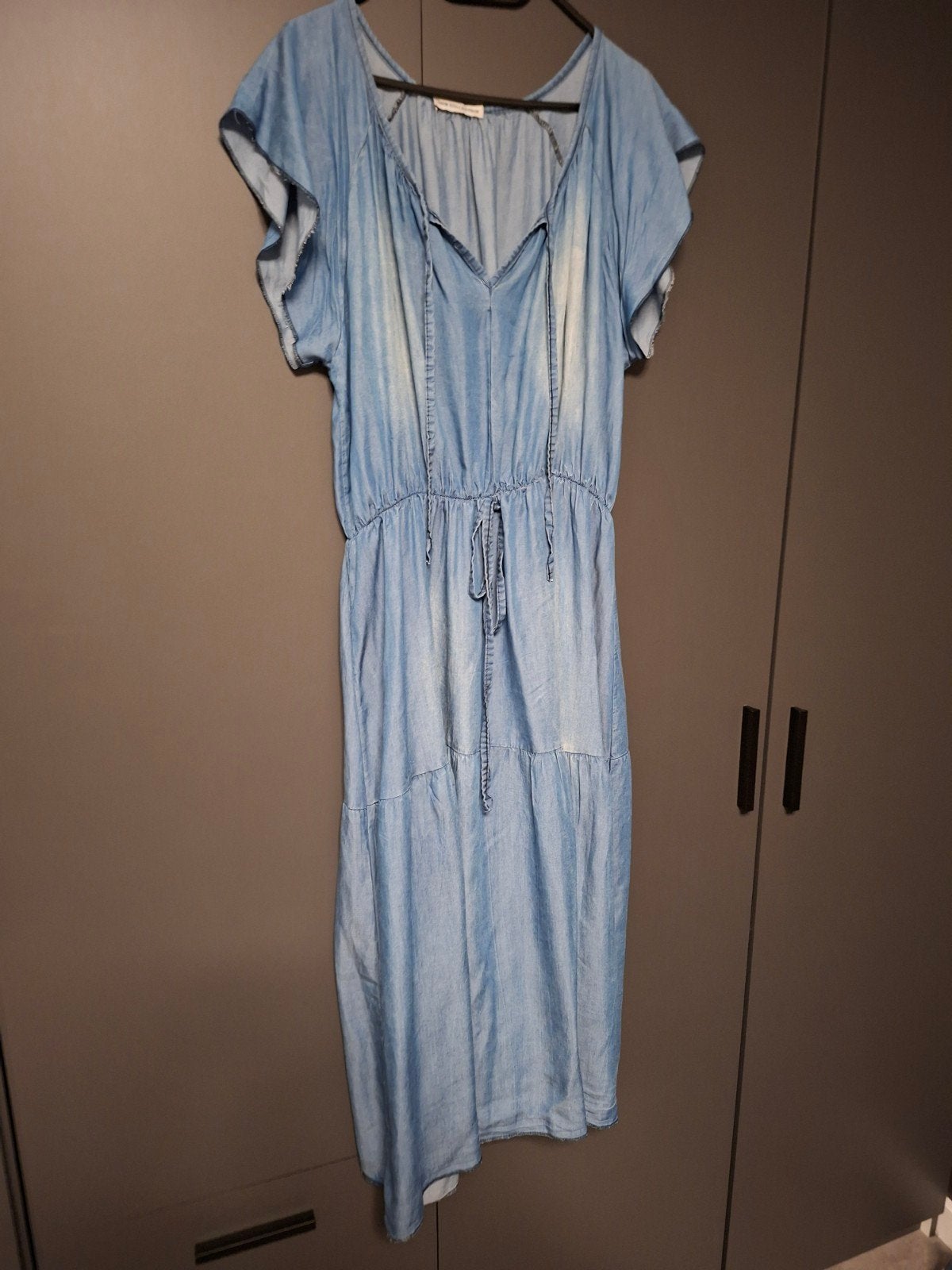 Superleuke jeansjurk zgan, Kleding | Dames, Jurken, Blauw, Maat 46/48 (XL) of groter, Ophalen of Verzenden, Zo goed als nieuw