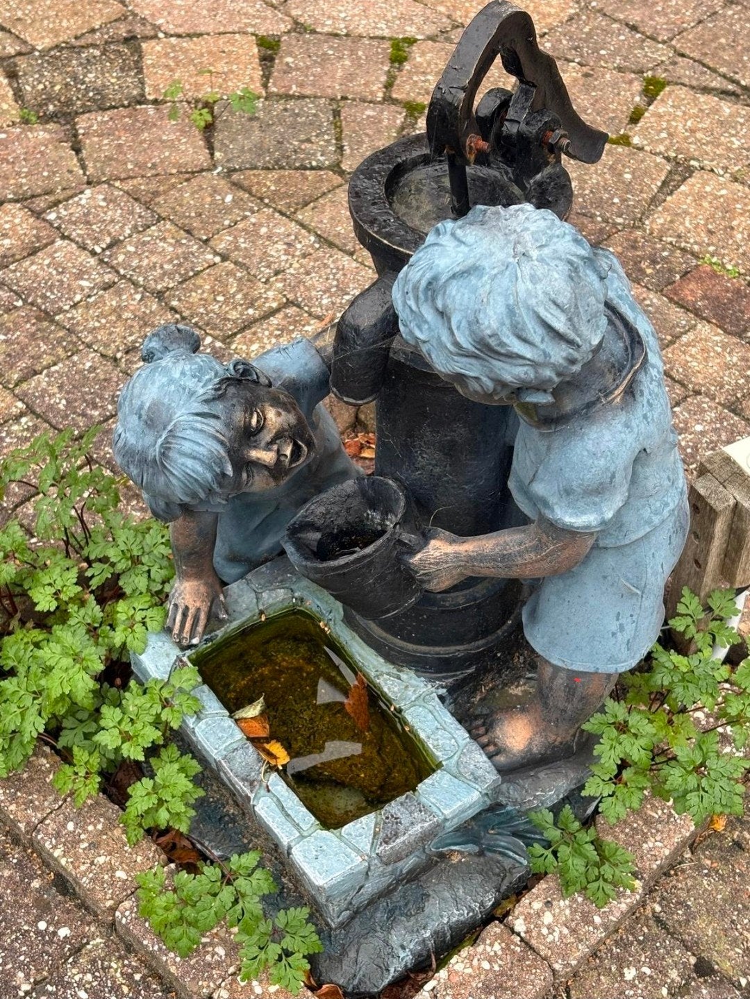 Waterornament met fontein uiterlijk 6-11 ophalen, Ophalen, Gebruikt, Overige materialen, Waterornament