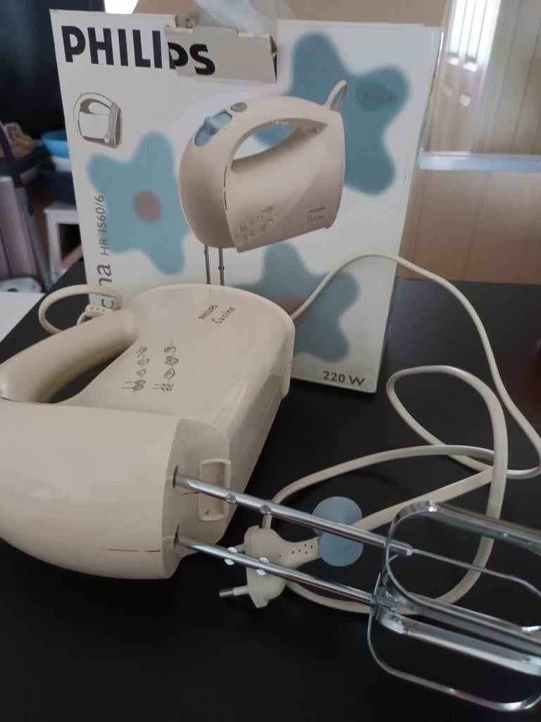 Philips Cucina HR 1560/6 mixer - 220W, Ophalen of Verzenden