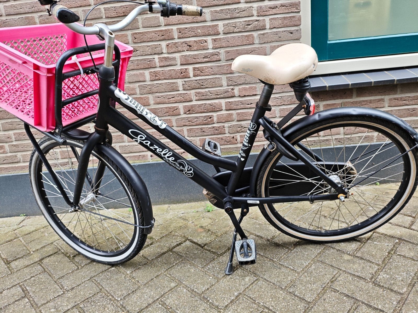 Gazelle Miss Grace damesfiets met mand, Fietsen en Brommers, Fietsen | Dames | Damesfietsen, Ophalen, 50 tot 53 cm, Gazelle, Trommelrem