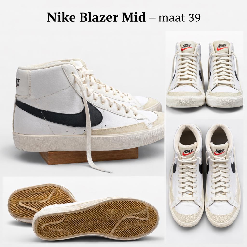 Nike Blazer Mid '77 Vintage - Klassieke Sneakers, G, Wit, Ophalen of Verzenden, Sneakers of Gympen