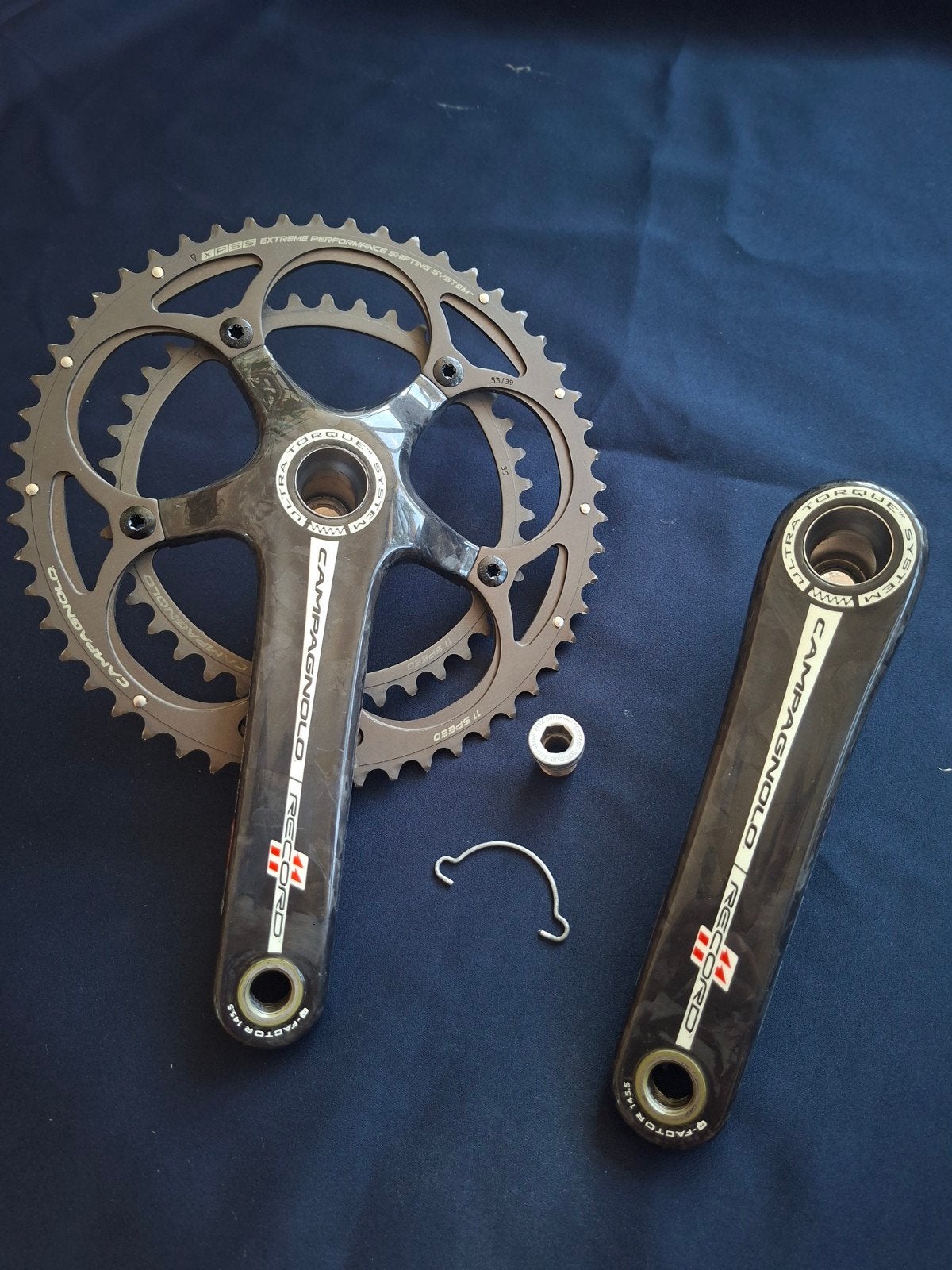 Campagnolo Super Record Crankset, Ophalen, Zo goed als nieuw, Racefiets, Frame