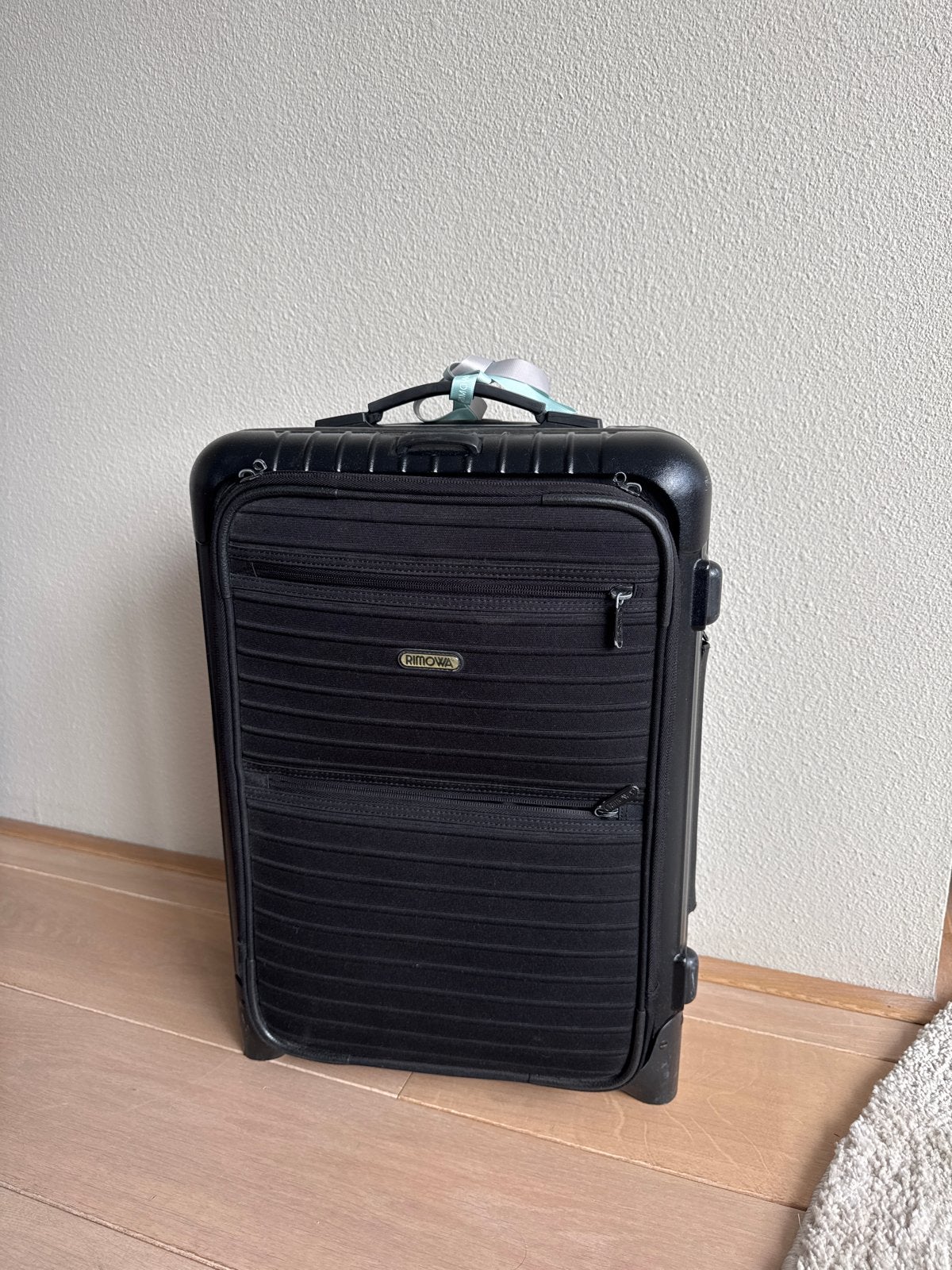 Rimowa Bolero Handbagage Trolley, Uitschuifbare handgreep, Gebruikt, 20 tot 30 cm, Zwart