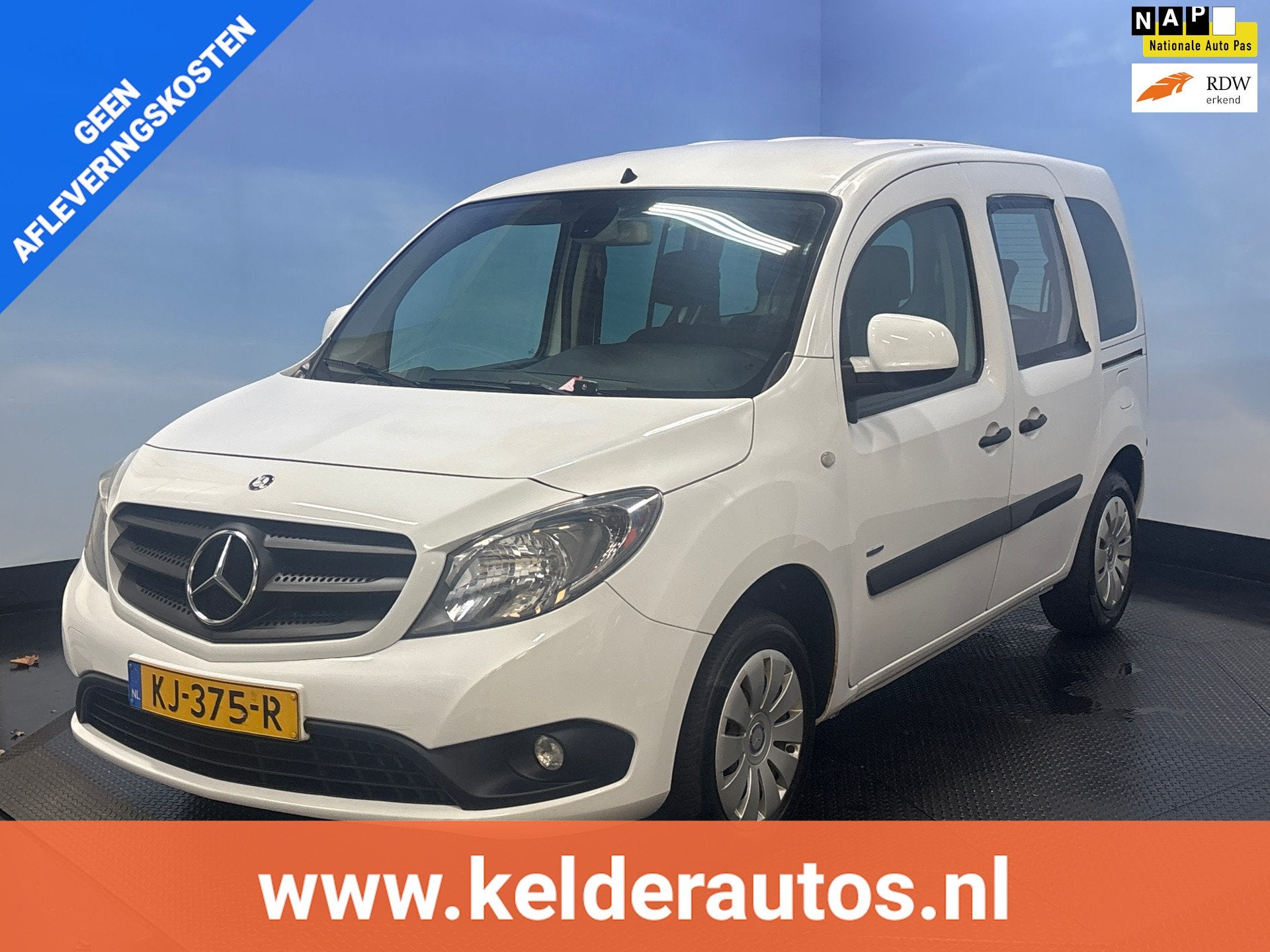Mercedes-Benz Citan 112 Ambiente Airco | Cruise | Camera | P, 1350 kg, Stof, Gebruikt, Wit