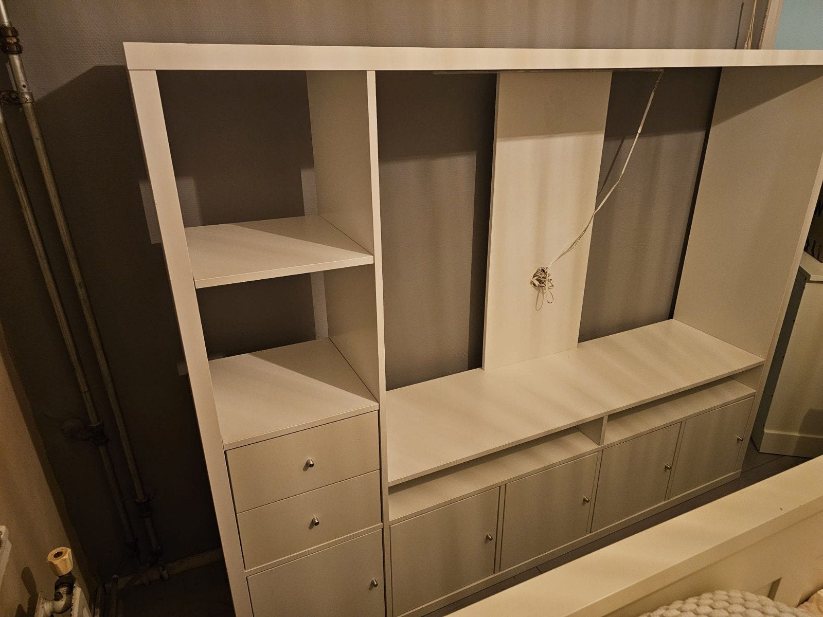 Witte kast, Ophalen, Gebruikt, 25 tot 50 cm, Minder dan 150 cm
