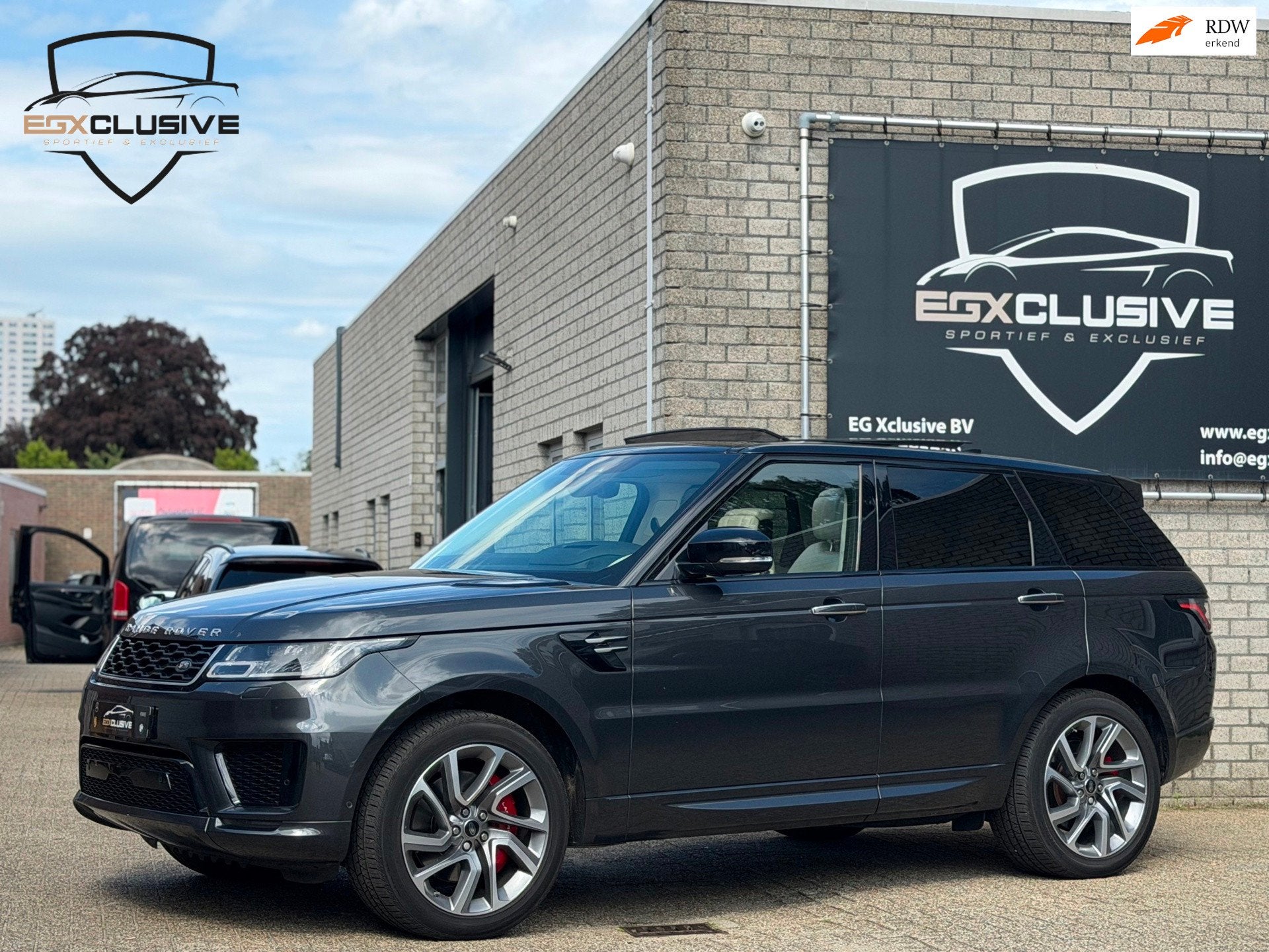Land Rover RANGE ROVER SPORT 2.0 P400e Autobiography Dynamic, Auto's, Land Rover, Automaat, Adaptive Cruise Control, Gebruikt