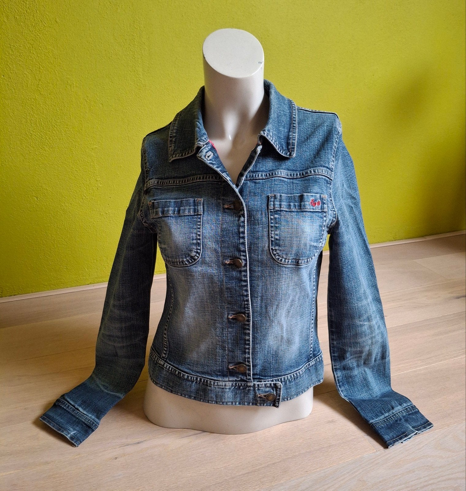 ESPRIT nieuw spijkerjasje. Mt 36, Verzenden, Nieuw, Maat 36 (S), Blauw