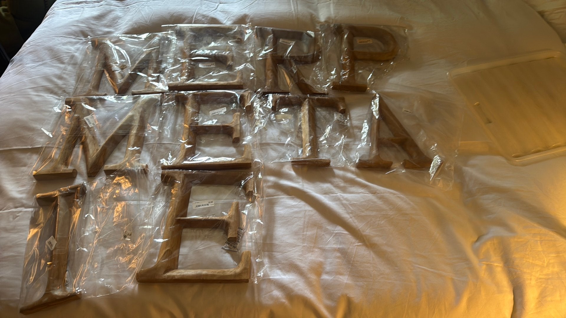 Houten letters, Ophalen of Verzenden, Nieuw, Knutselen