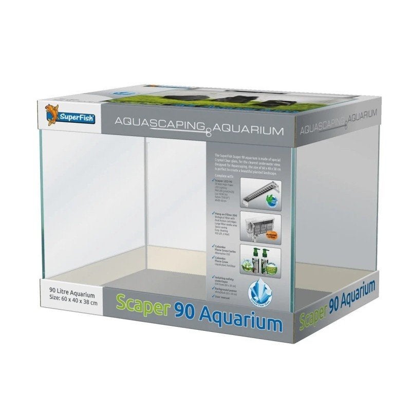 Superfish Scaper 90 aquarium, Info@aquadeco.nl, Overige typen, Nieuw, Ophalen of Verzenden