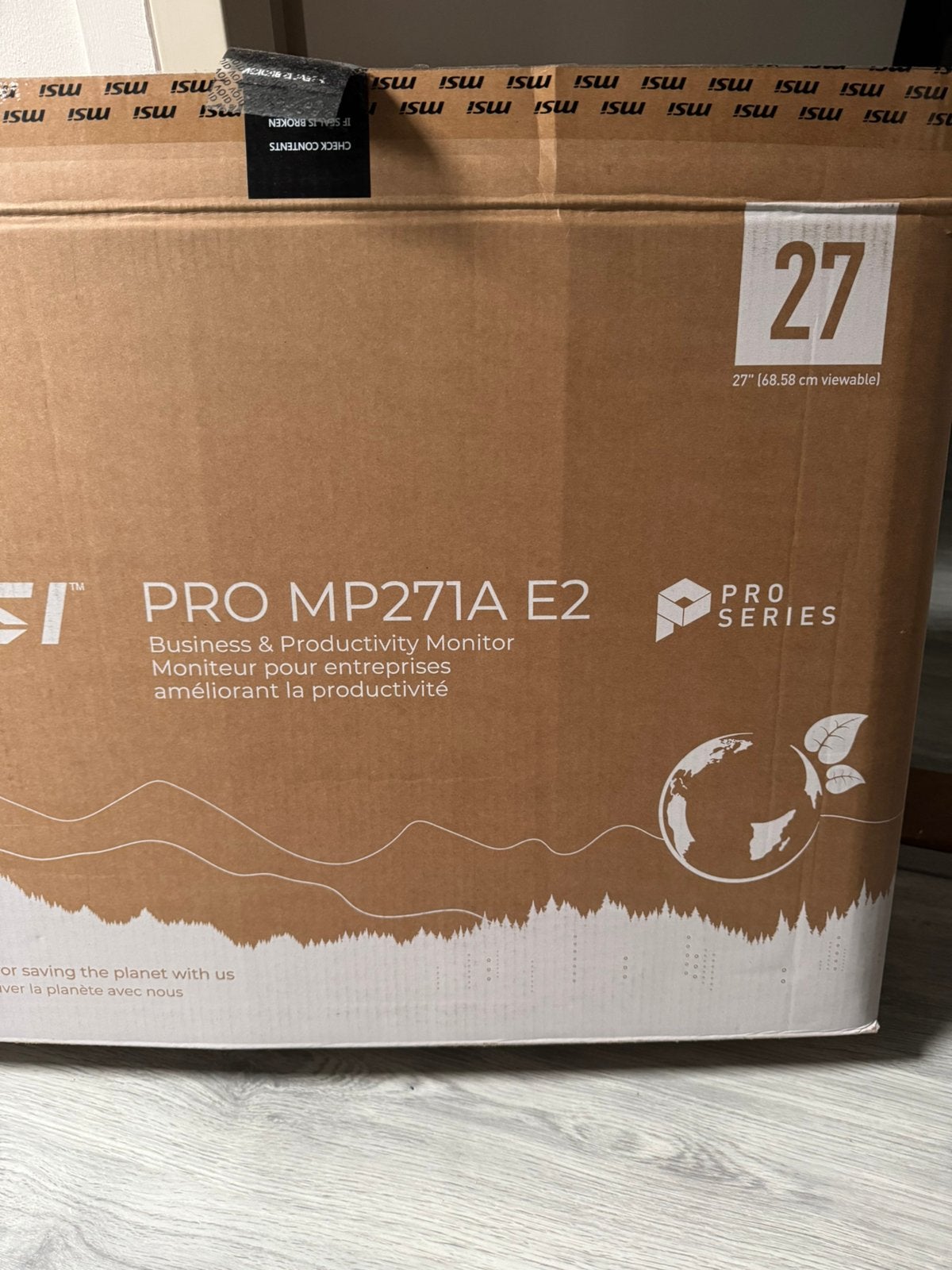 MSI Pro beeldscherm, Ophalen, Zo goed als nieuw, IPS