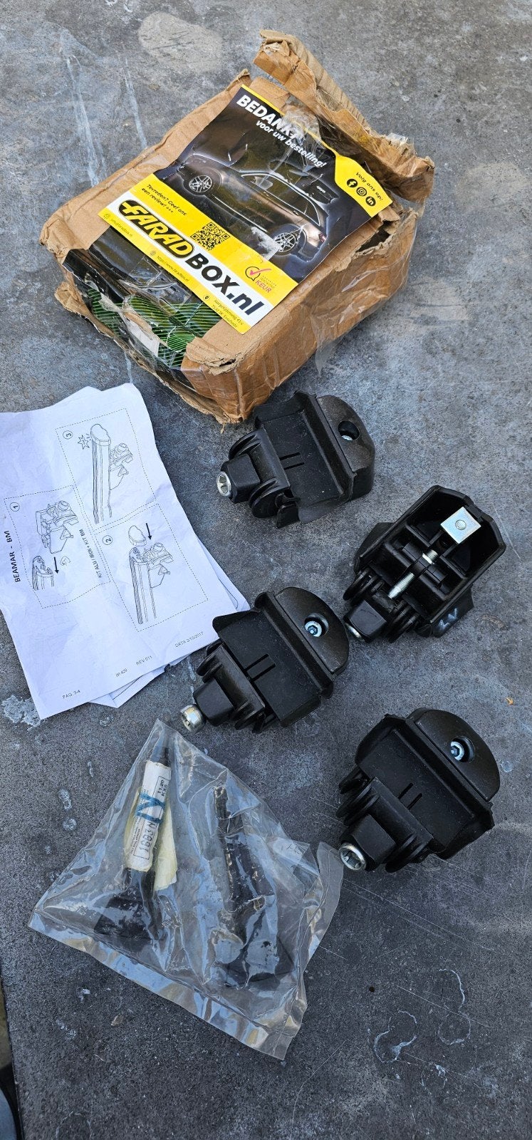 Dakdragers voor autos met een dakrail, Auto diversen, Dakdragers, Ophalen