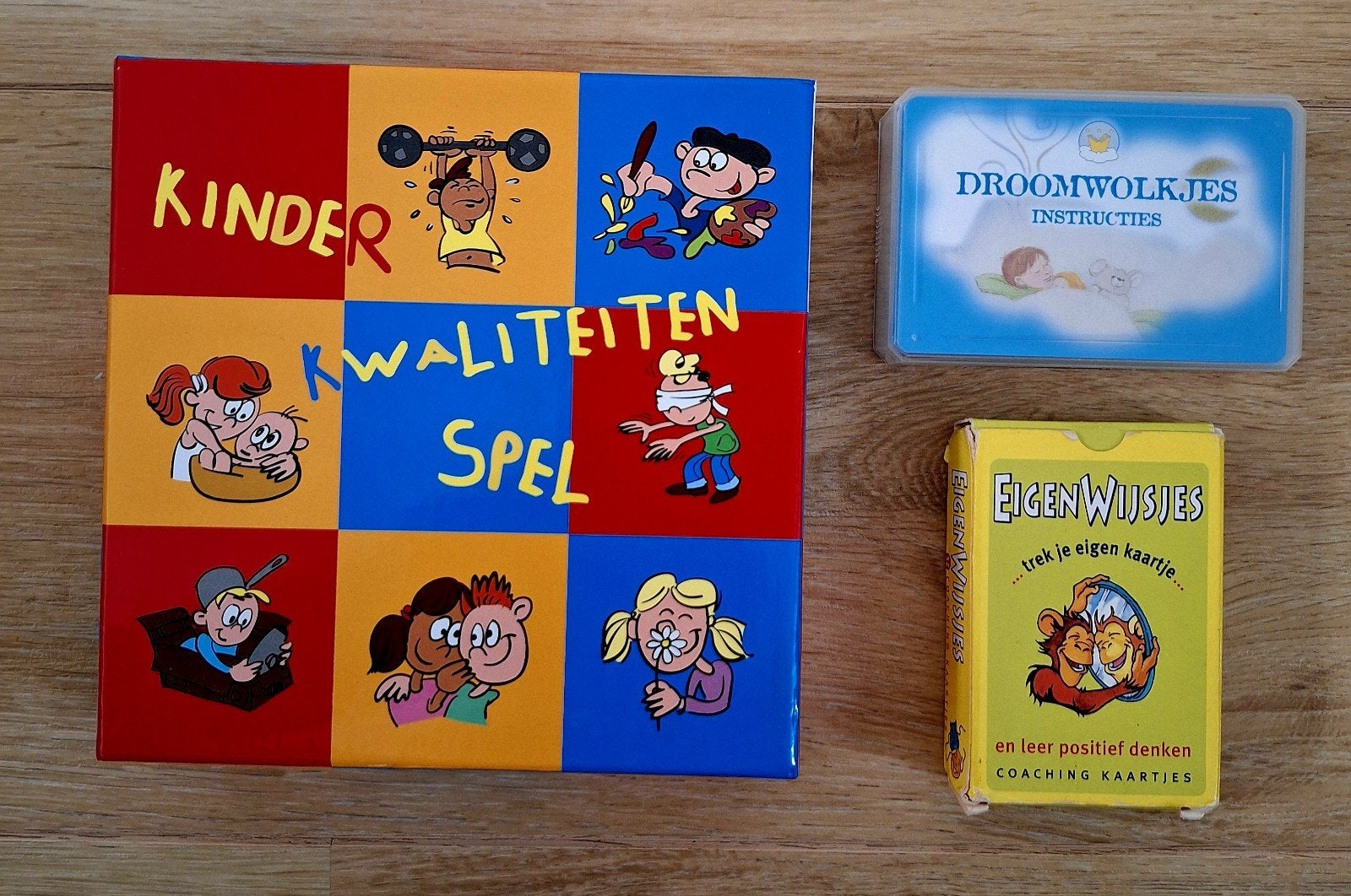 Kinderkwaliteitenspel, Droomwolkjes en Eigenwijsjes, Vijf spelers of meer, Ophalen of Verzenden, Zo goed als nieuw, Onbekend