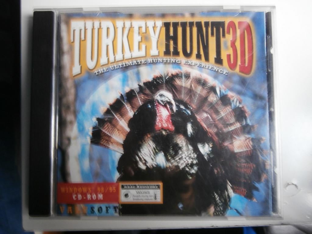 pc spel Turkey Hunt 3D Turkeyhunt computer spel game kalkoen, Avontuur en Actie, Gebruikt, 1 speler, Ophalen of Verzenden