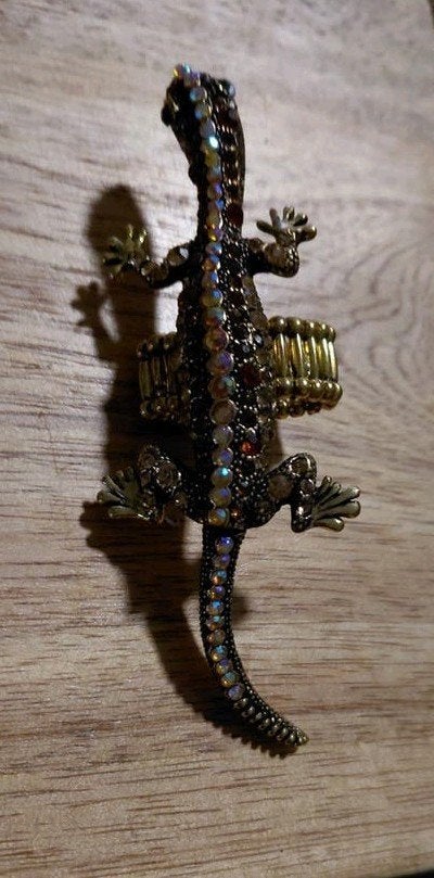 salamander ring, Ophalen, Met strass