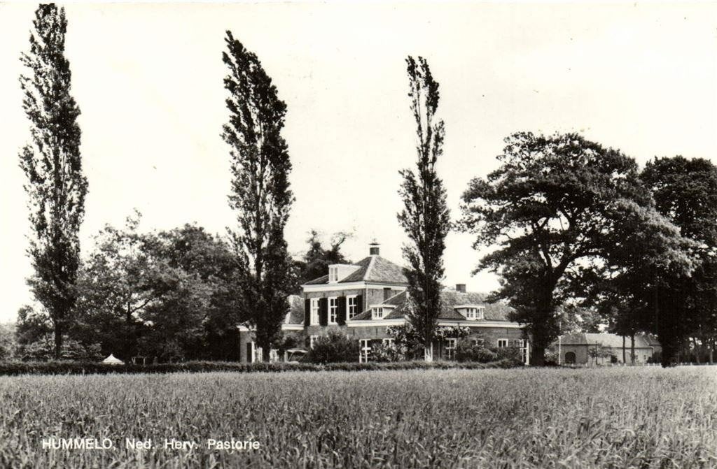 Hummelo, Ned. Herv. Pastorie - 1972 gelopen, Verzamelen, Ansichtkaarten | Nederland, Ophalen of Verzenden, 1960 tot 1980, Gelopen