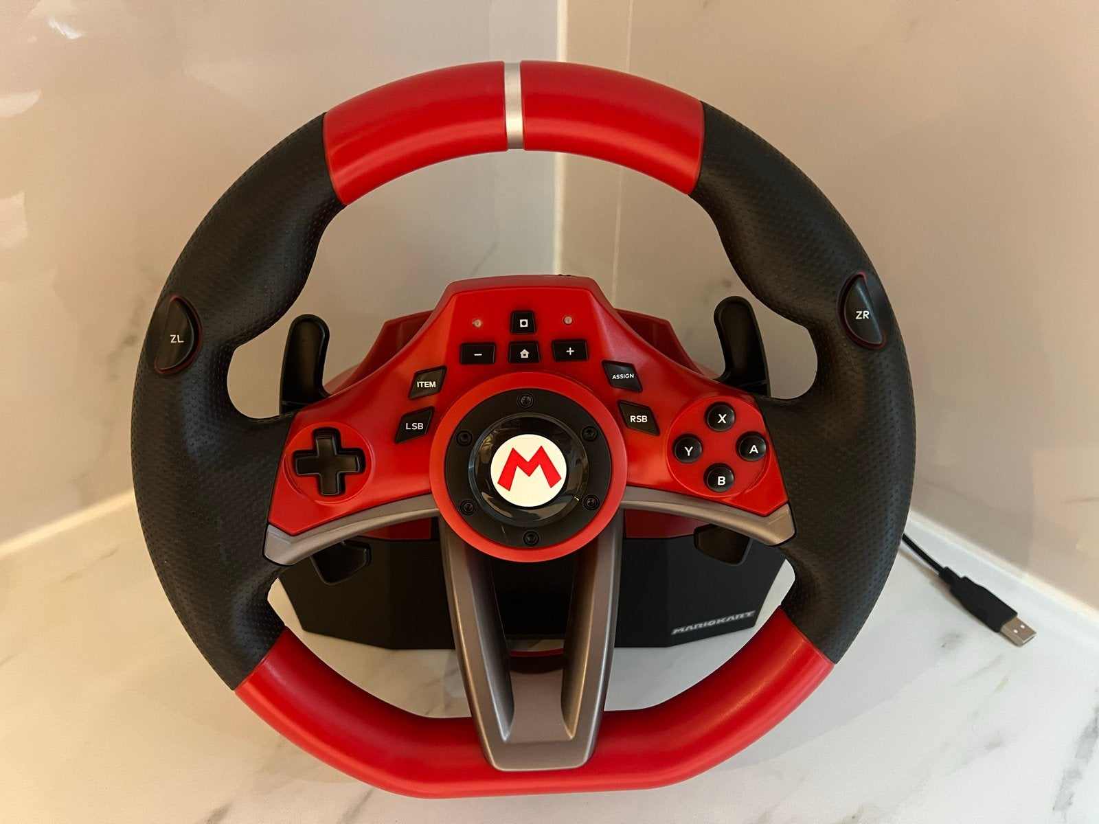 Mario Kart Racing Wheel Pro Deluxe voor Nintendo Switch, Ophalen of Verzenden, Zo goed als nieuw