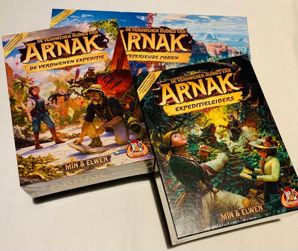 De verdwenen Ruïnes van Arnak : 1e - 2e en 3e uitbreiding, Hobby en Vrije tijd, Gezelschapsspellen | Bordspellen, White Goblin Games
