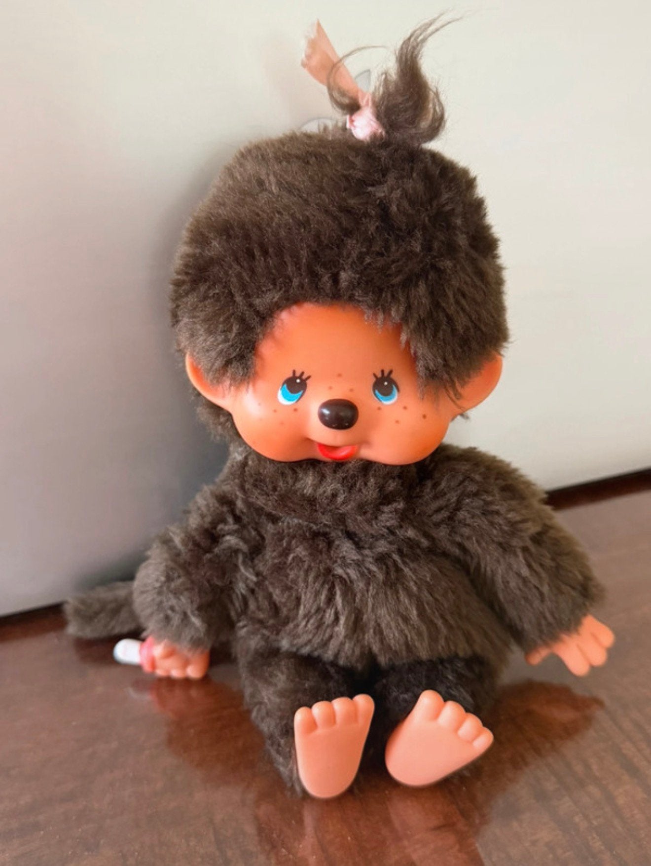 Originele Vintage Sekiguchi Futagono Monchhichi 20cm- 1974, Kinderen en Baby's, Speelgoed | Knuffels en Pluche, Overige merken
