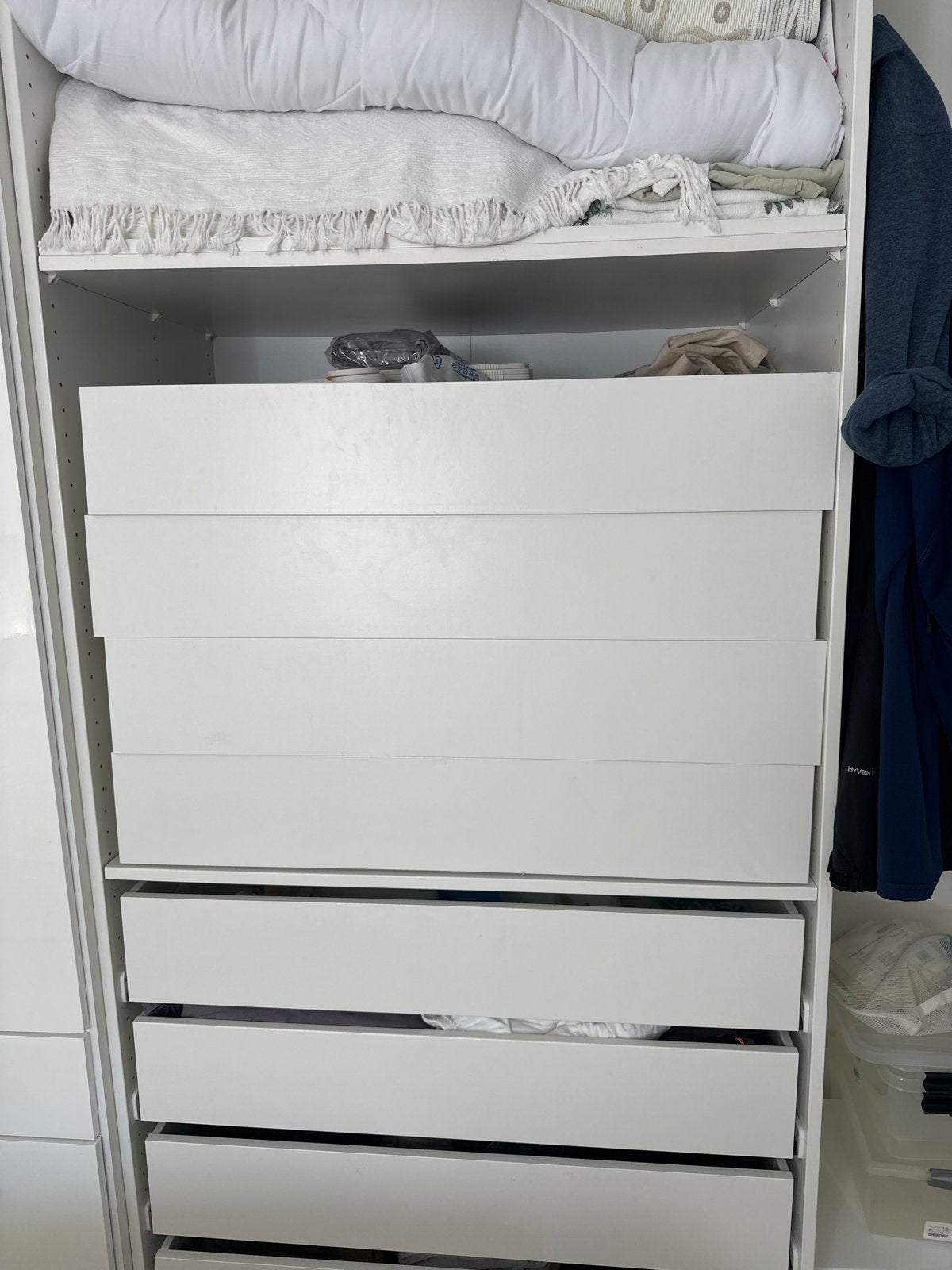 4 ikea Pax kast lades LET OP alleen de lafes incl rails, Ophalen, 200 cm of meer, 50 tot 100 cm, Zo goed als nieuw
