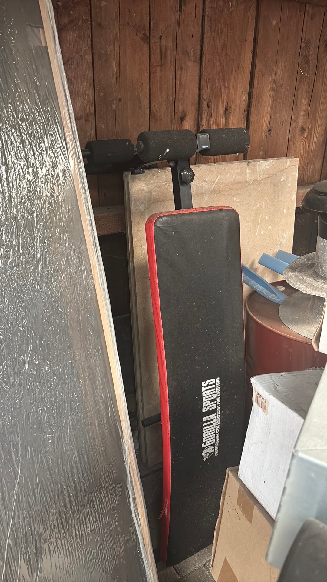 Gorilla Sports Halter Bank, Ophalen, Zo goed als nieuw, Fitnessbank