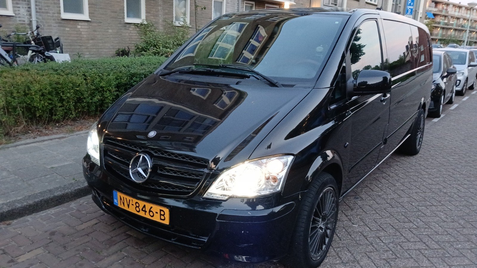 Mercedes Vito 116 CDI Automaat | EXPORT | Panoramadak | Ster, Auto's, Mercedes-Benz, Automaat, Euro 5, Zwart, Diesel