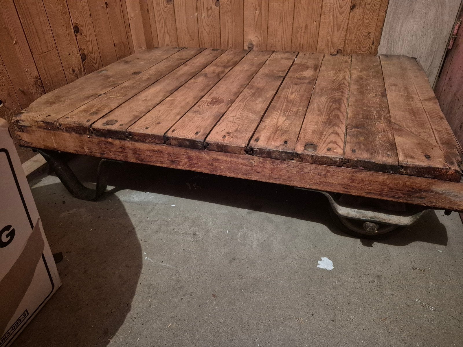 Unieke Oude Mijnkar Salontafel - Industriële Stijl, Ophalen