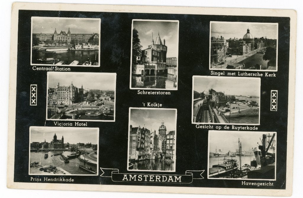 Amsterdam, Verzenden, 1940 tot 1960, Gelopen, Noord-Holland