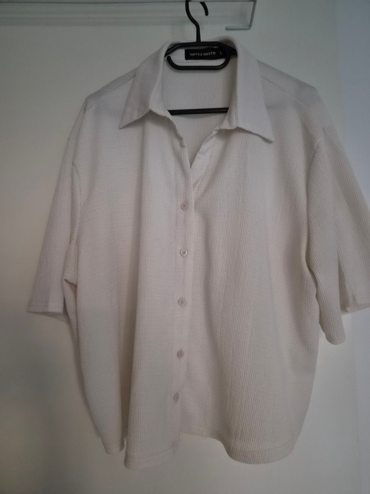 Blouse creme maat L, Ophalen of Verzenden, Zo goed als nieuw, Maat 42/44 (L), Beige