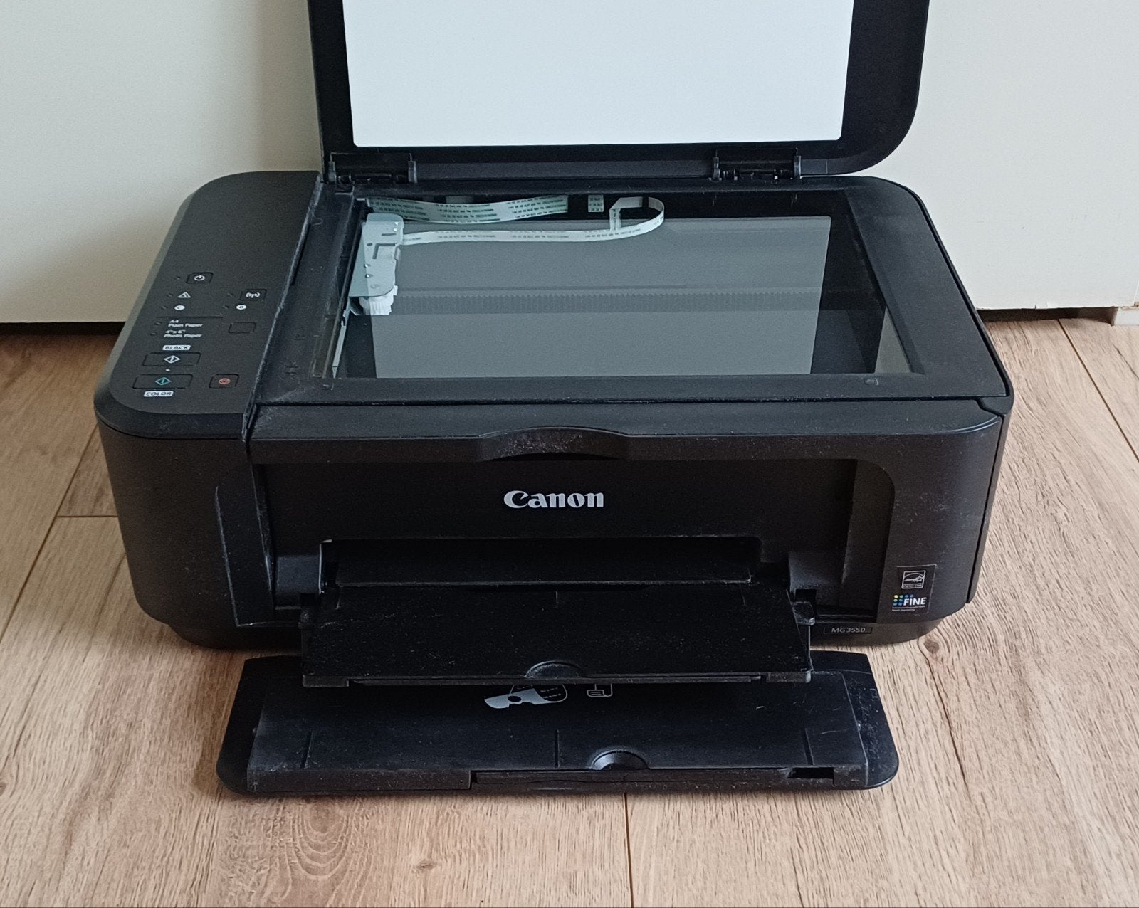 Canon Pixma 3550 printer - Werkt perfect, cartridges leeg, Computers en Software, Printers, Ophalen, Kleur printen, Gebruikt, Canon