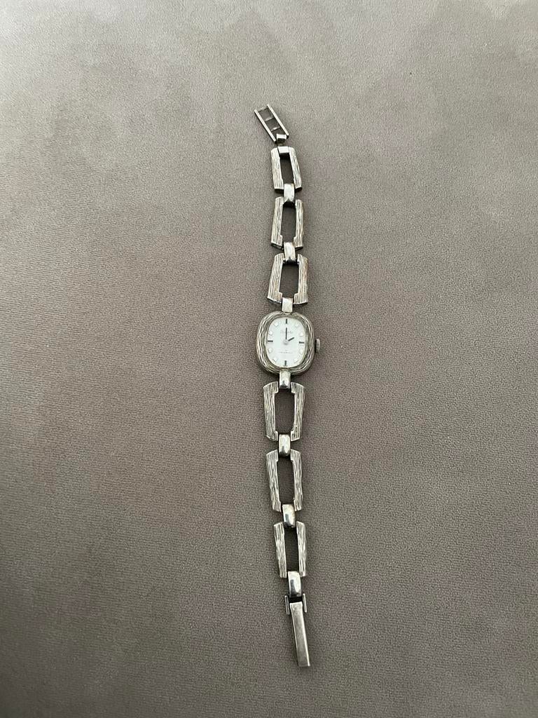 Vintage Zilveren Dameshorloge - Elegant & Tijdloos, Overige merken, Gebruikt, Polshorloge, Ophalen of Verzenden