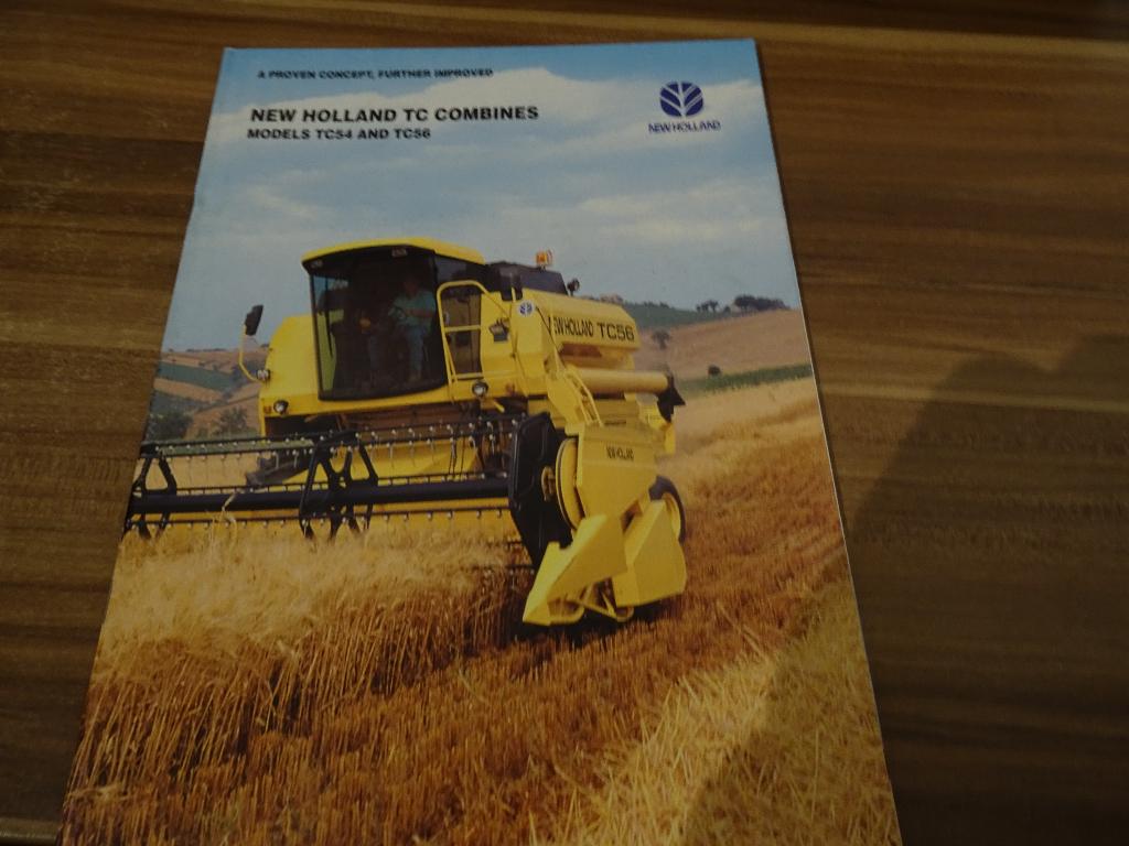 New holland TC Combines folders, Ophalen of Verzenden, Zo goed als nieuw, Folder