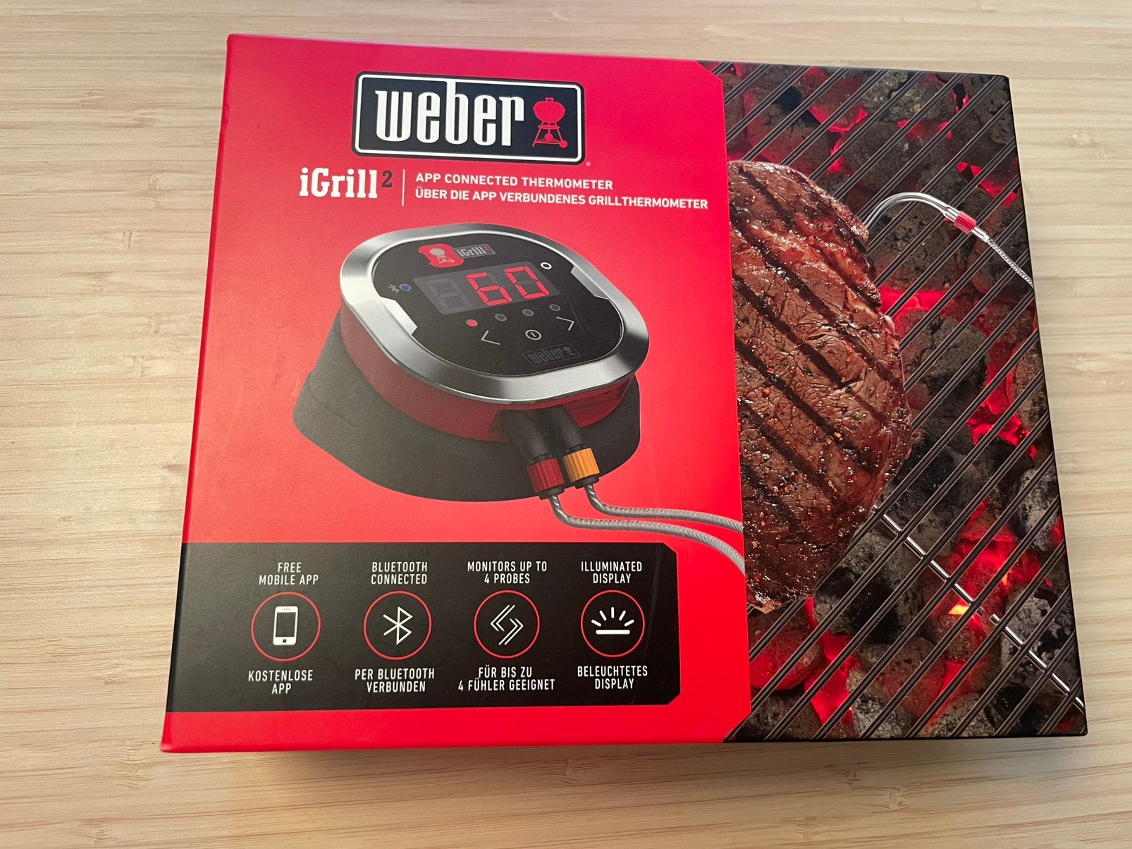 Weber iGrill 2 Bluetooth BBQ Thermometer – Nieuwstaat, Ophalen, Nieuw