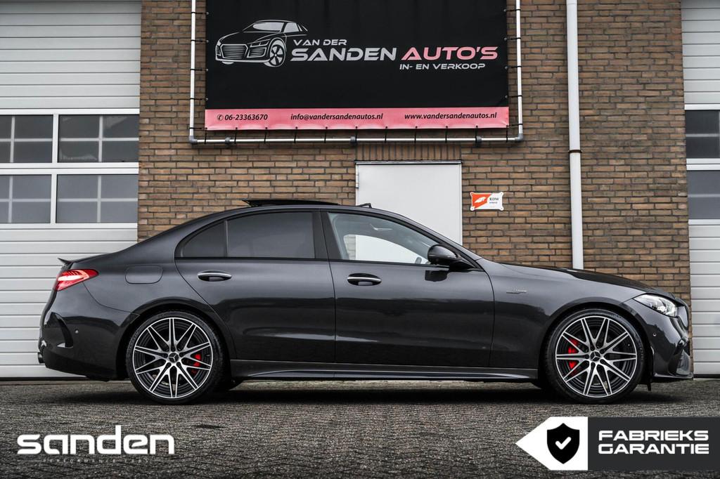 Mercedes C43 AMG 4MATIC|Pano|360|Burmester|Memory|AMGStyling, Automaat, 1800 kg, 4 cilinders, Automatische klimaatregeling