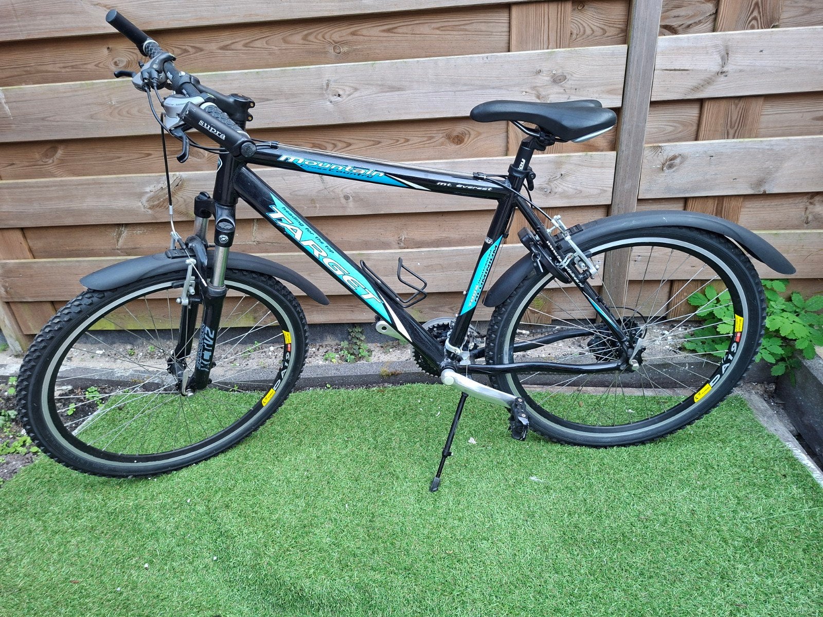 Target Mountainbike - Zwart/Blauw, framemaat 50 cm, Ophalen of Verzenden