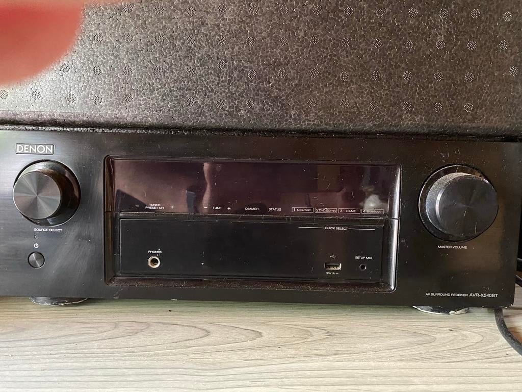 Denon AVR-X540BT AV Receiver met Infinity luidsprekers, Audio, Tv en Foto, Versterkers en Receivers, Zo goed als nieuw, 5.1, 60 tot 120 watt