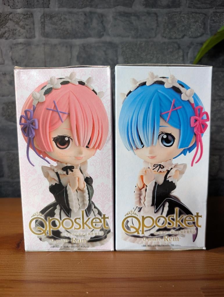 Re:Zero Q Posket Figure Set Rem & Ram   Nieuw in doos, Verzamelen, Poppetjes en Figuurtjes, Nieuw, Ophalen of Verzenden
