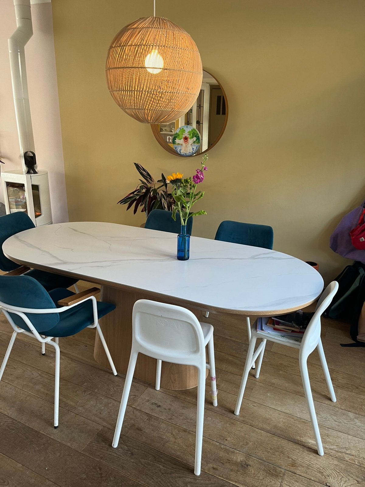 Housecraft living eettafel Samira, Ophalen, Overige materialen, Gebruikt, 200 cm of meer