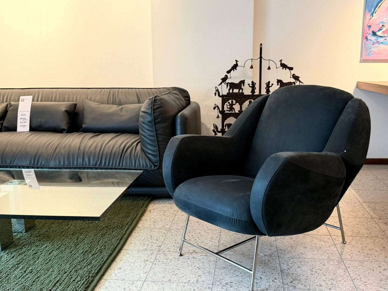 SALE Leolux Anton fauteuil NIEUW, Huis en Inrichting, Fauteuils, Ophalen, Nieuw, 75 tot 100 cm, Leer
