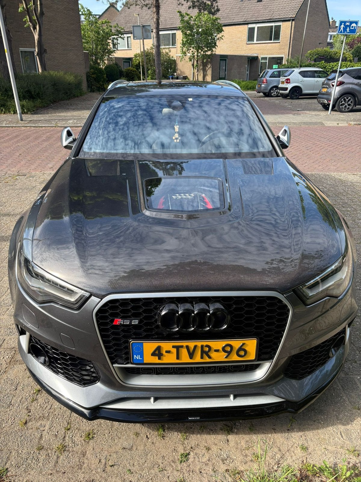 Motorkap Carbon audi rs6 2014-19, Ophalen, Voor, Audi, Motorkap