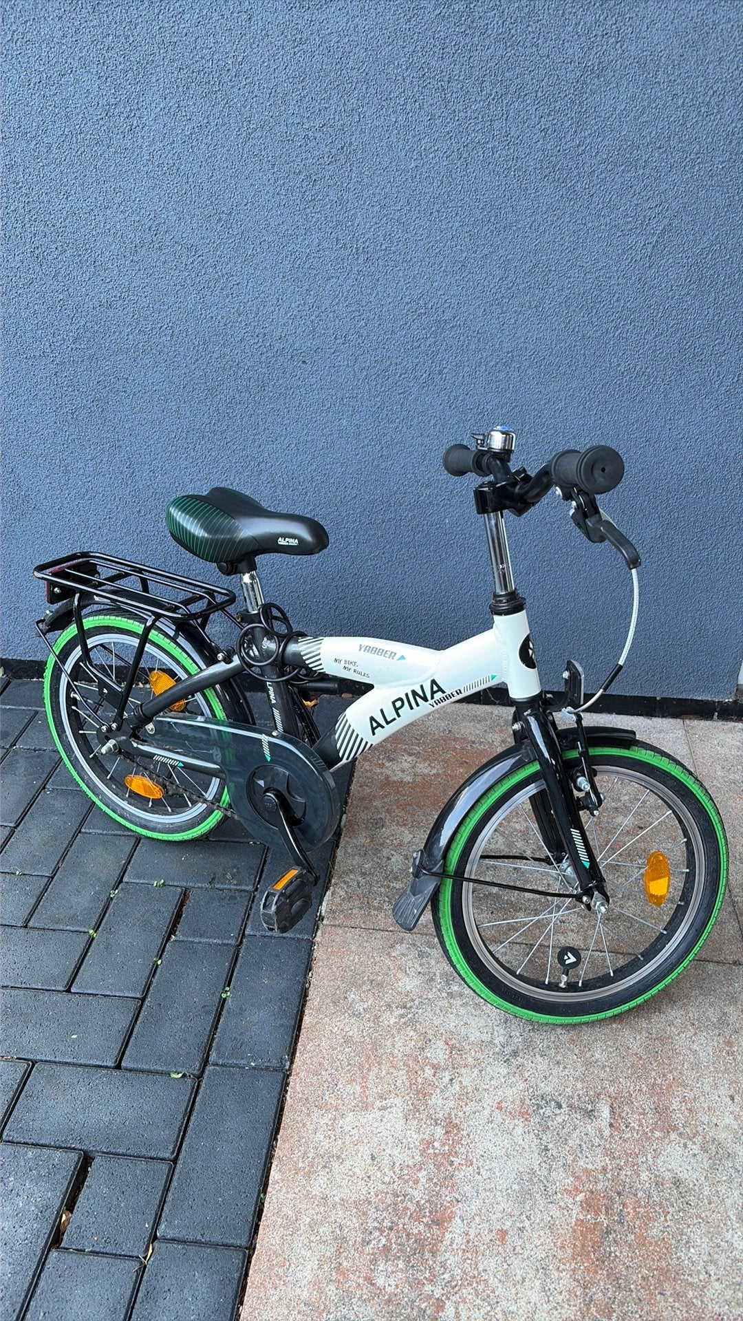 Alpina yabber 16 inch jongensfiets, Terugtraprem, 16 tot 20 inch, Staal, Ophalen of Verzenden