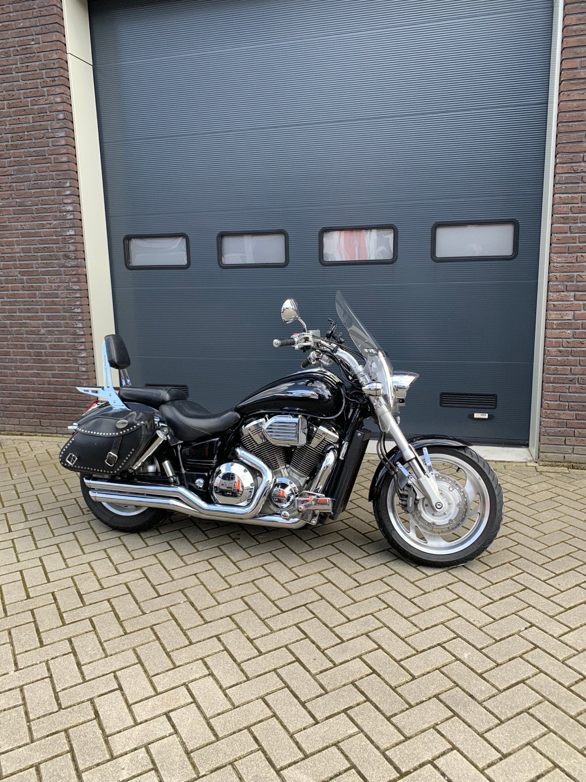 Honda VTX 1800 Chopper met Vance & Hines uitlaat, 2 cilinders, Sportuitlaat, Gebruikt, Particulier
