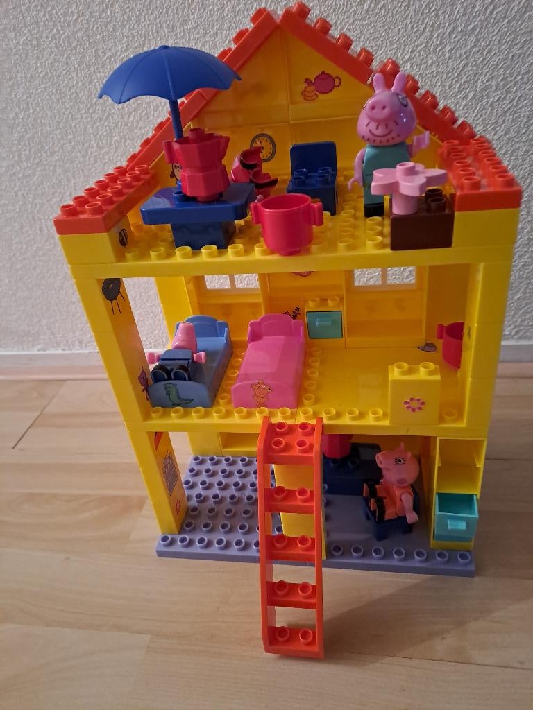 Peppa Pig Familiehuis, Kinderen en Baby's, Speelgoed | Bouwstenen, Ophalen of Verzenden, Gebruikt