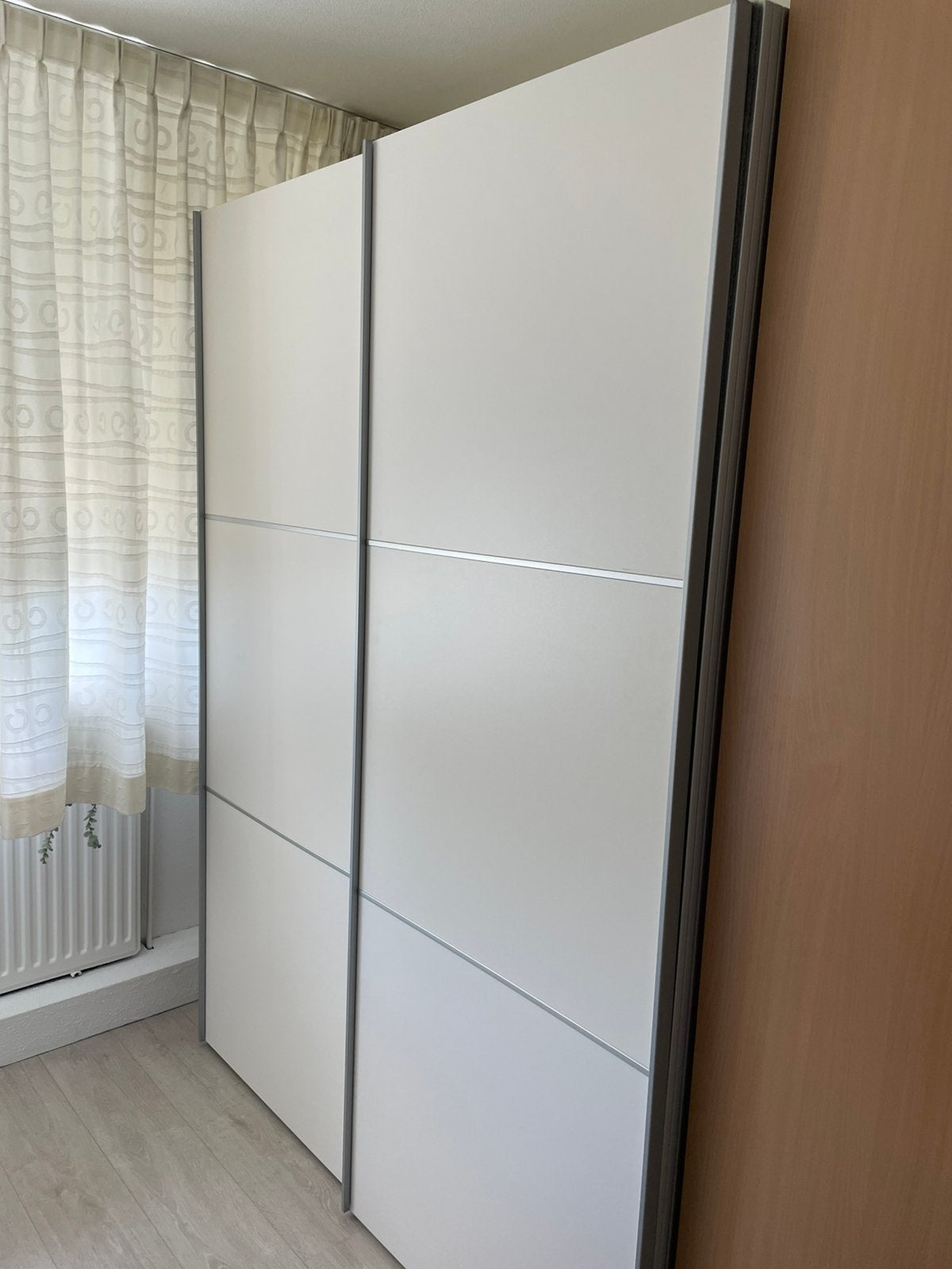 Kleding / Linnenkast 215 x 150 x 62 cm, schuifdeuren., Ophalen, Met deur(en), 100 tot 150 cm, 200 cm of meer