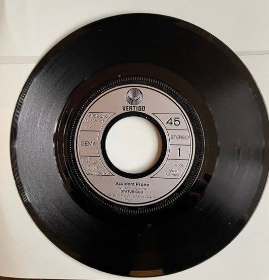 Status Quo - Accident Prone / Let Me Fly (Single), Ophalen of Verzenden, Gebruikt, Rock en Metal